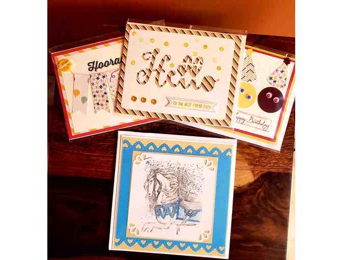 Handmade Greeting Cards & Print donated by DC Cards & Scrapbooks