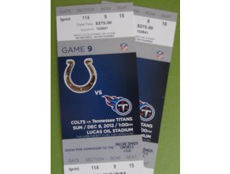 2 Indianapolis Colts tickets in Center field, Row 9!!