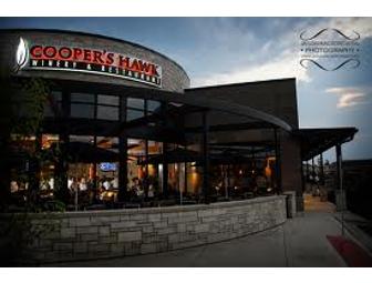$25 Gift Card to Cooper's Hawk Restaurant and Winery
