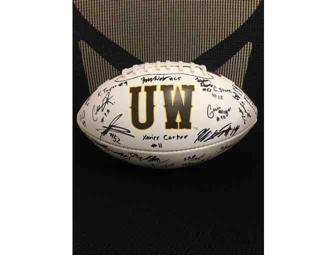 UW Autographed football