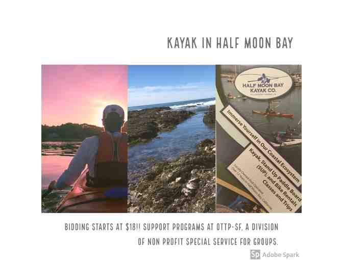 Double Kayak for 1 hour with Half Moon Bay Kayak Co.