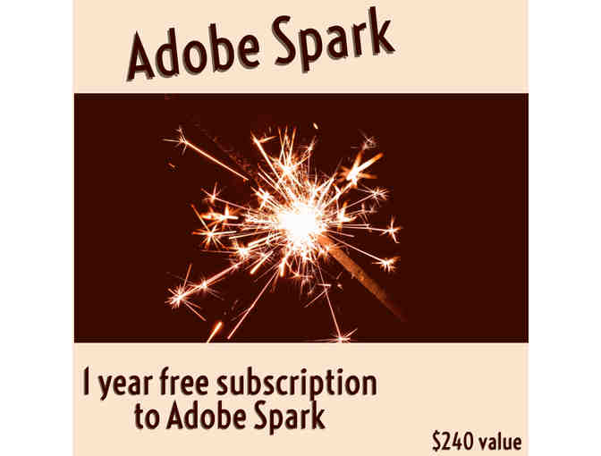 Adobe Spark for video and graphic creations