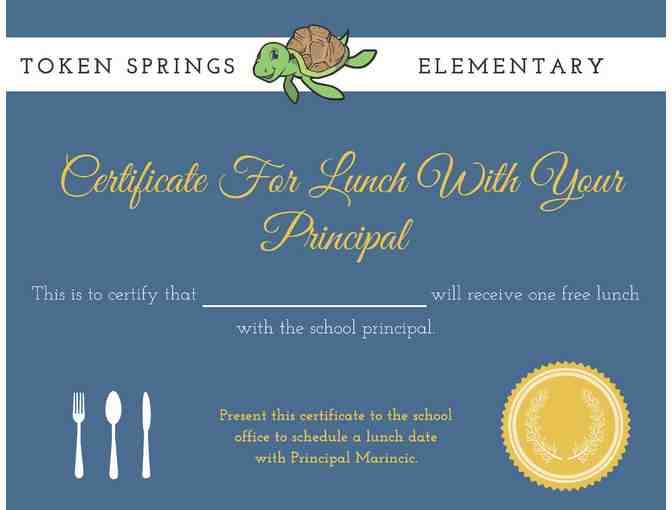 Lunch with your Principal at Token Springs Elementary - Photo 1
