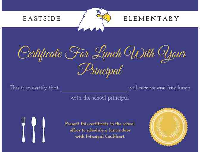 Lunch with your Principal at Eastside Elementary - Photo 1