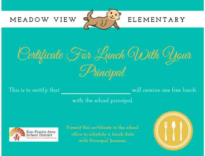 Lunch with your Principal at Meadow View Elementary - Photo 1