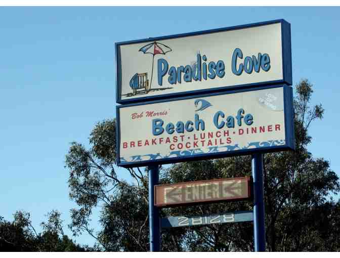$100 Gift Card to Paradise Cove Restaurant in Malibu