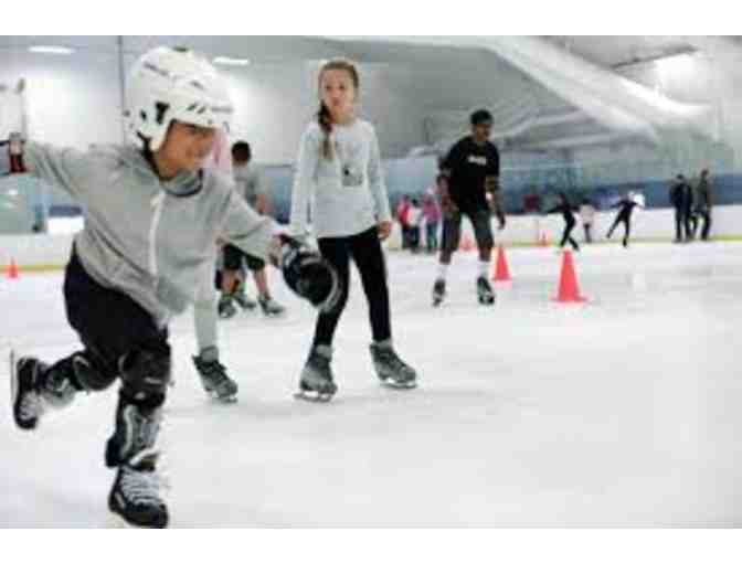 Skating for 4 at Pasadena Ice Skating Center