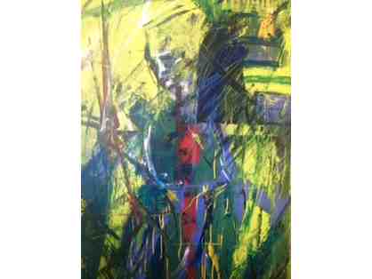 "Green Figure Standing" by Ric Standridge