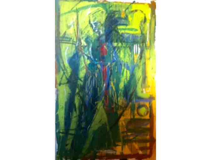 'Green Figure Standing' by Ric Standridge
