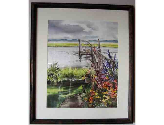 "A Lowcountry Dock Scene" by Sheila Parsons - Photo 1