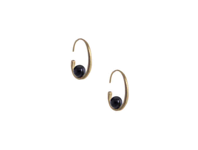 Gold Necklace and Hoops from Seyahan Jewelry