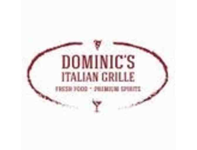 Dominic's Italian Grille - Certificate for 5 - Two Topping Pizzas - Photo 1