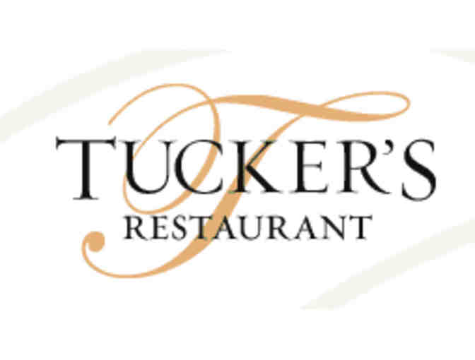 $75 Gift Certificate Tucker's Restaurant.