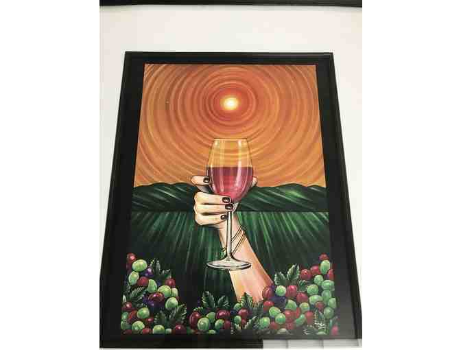 Framed Dean McKeever Limited Edition Print "Wine"  | Beerology Northampton - Photo 1