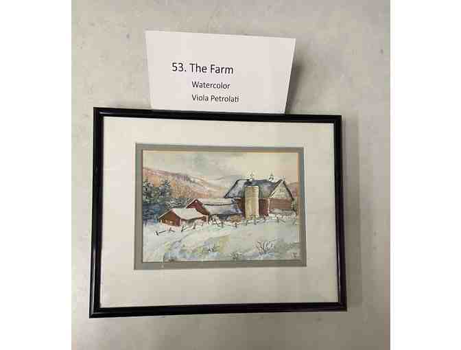 Farm Painting Framed  - Viola Petrolati - Photo 1