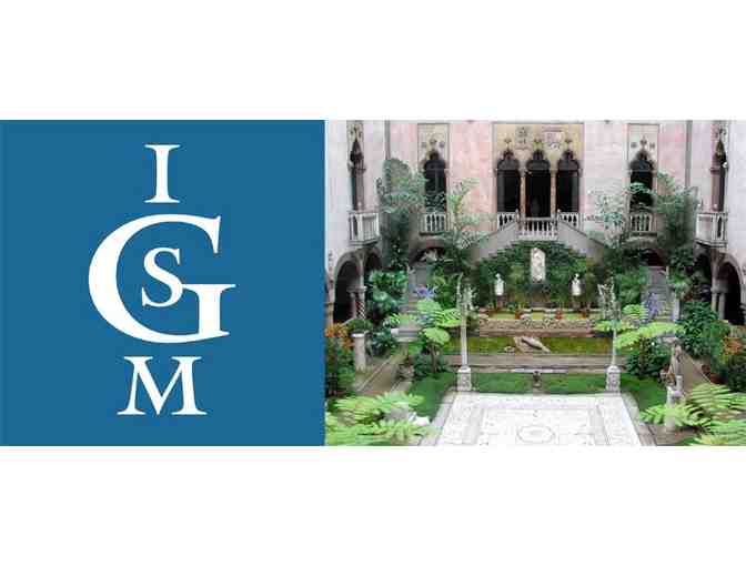 Four Admission Passes to the Isabella Stewart Gardner Museum