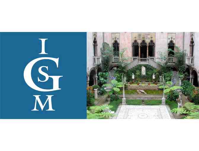 Four Admission Passes to the Isabella Stewart Gardner Museum