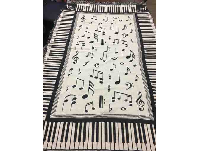 Music Note Blanket