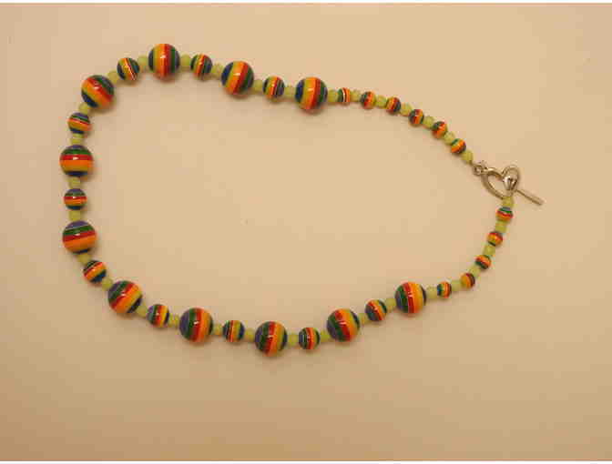 Child-Sized Bakelite Rainbow Necklace