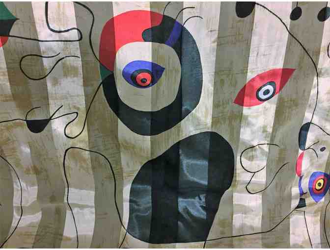 Miro Patterned Silk Scarf from Italy