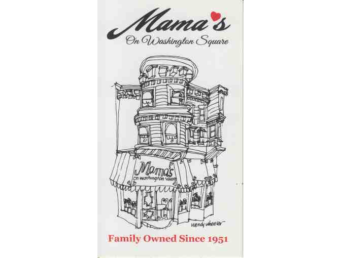 Mama's on Washington Square: $100 Gift Certificate