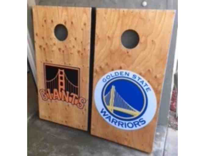 Giants, Warriors, Custom Cornhole Boards.. Oh My!!