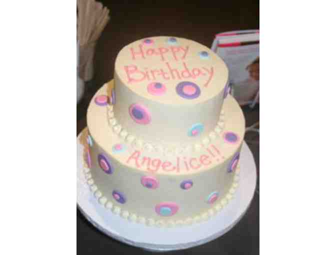 Tribeca Treats : 9' Birthday Cake with Polka Dot Decorations