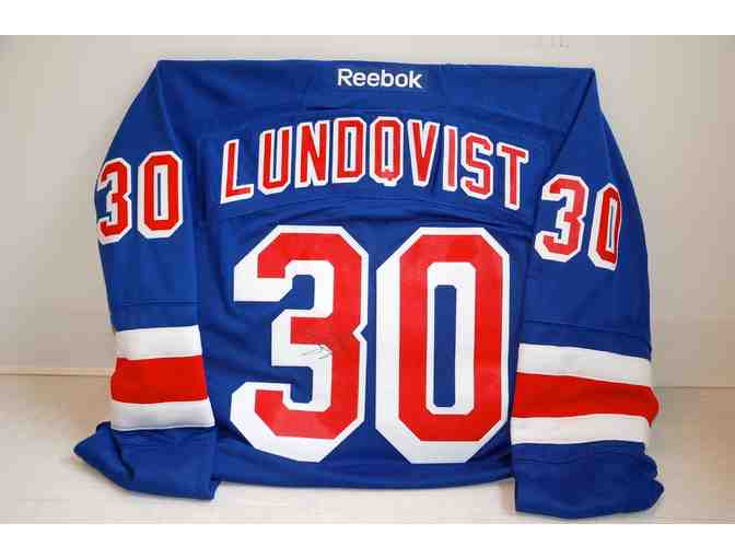 New York Rangers Jersey - Authentic Autographed Henrik Lundqvist