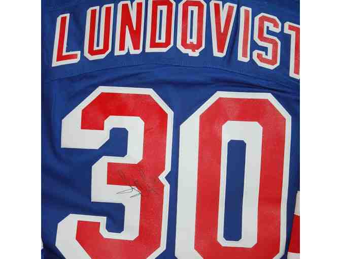New York Rangers Jersey - Authentic Autographed Henrik Lundqvist