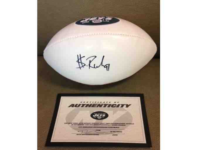 New York Jets Sheldon Richardson's Signed Football with Certificate of Authenticity