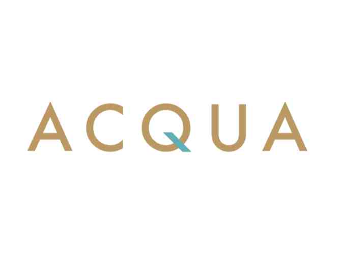 Acqua Restaurant - $100 Gift Certificate