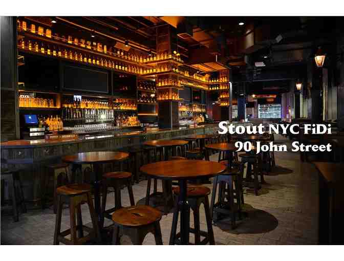 Stout NYC FiDi : $75.00 Gift Certificate