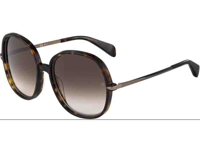 Rag &amp; Bone - Oversized brown acetate sunglasses $225 - Photo 1