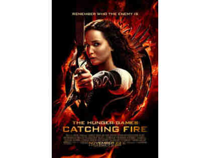 Autographed Movie Poster: The Hunger Games - Catching Fire - Signed by Jennifer Lawrence