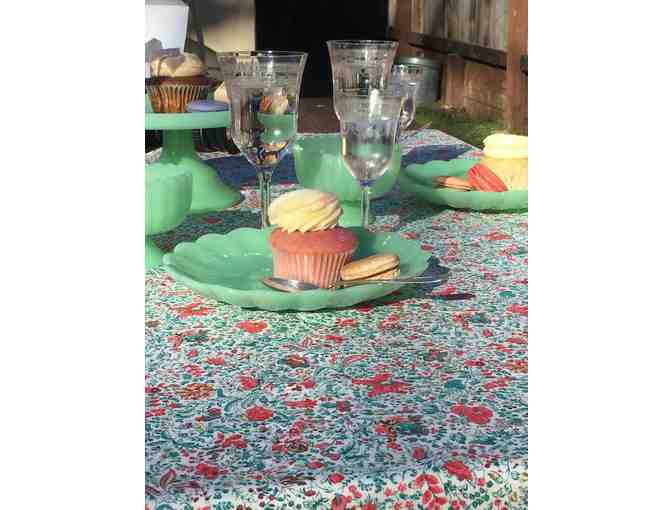 II - Joli Marche Tablecloth and Wine (to drink, not spill... though you could!)