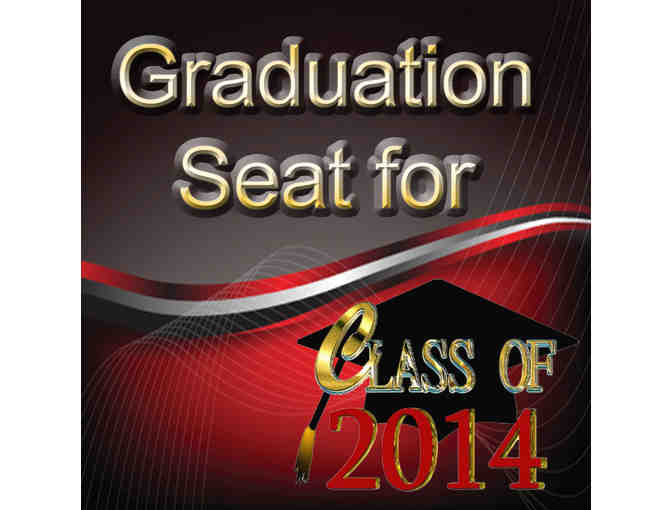 Boys Left Hand Side - Front Row Graduation Seat -Row 1 Seat 02