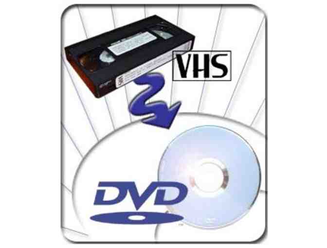 All Sun Media - Five (5)  Tape Transfers to DVD's (Maximum of 10 hours)