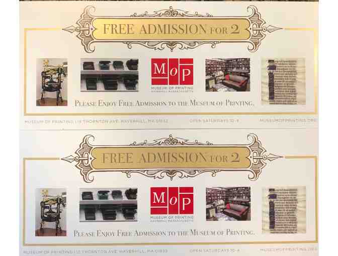 Museum of Printing Tickets - Photo 1