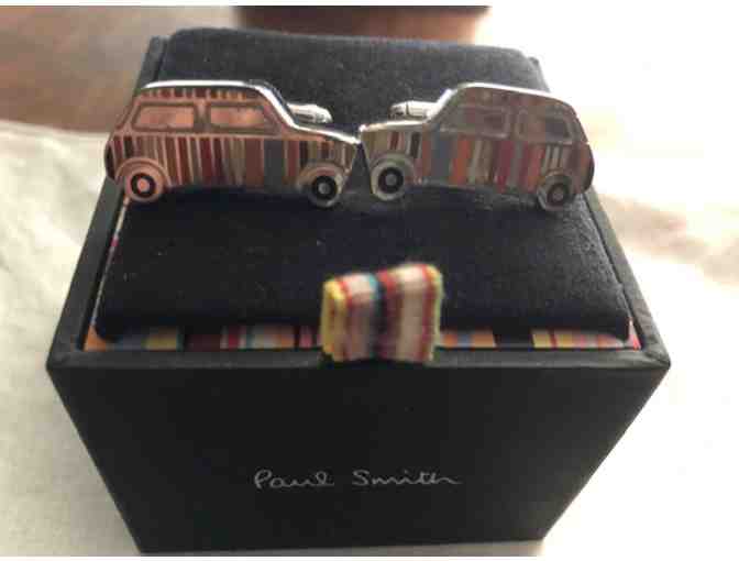 Paul Smith Striped Mini Cooper Cufflinks - Photo 1