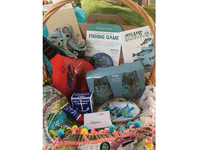 4 Beach Gift Basket and Gift Card