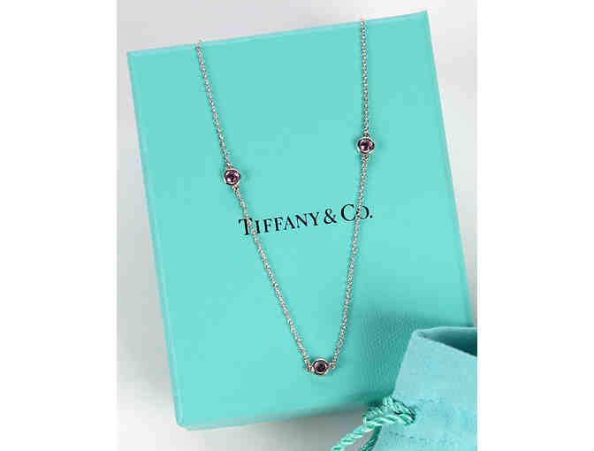 Tiffany & Co. Elsa Peretti 'Color by the Yard' Pink Sapphire Necklace