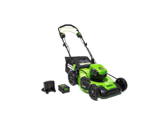 Greenworks Pro 60 Cordless Electric Lawn Mower-Battery Included - Photo 1