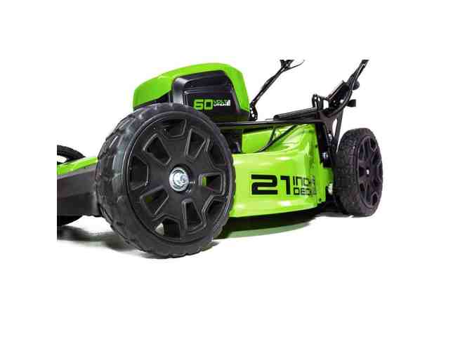 Greenworks Pro 60 Cordless Electric Lawn Mower-Battery Included - Photo 3