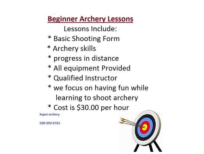 DON'T MISS THE MARK!  Archery Starter Package