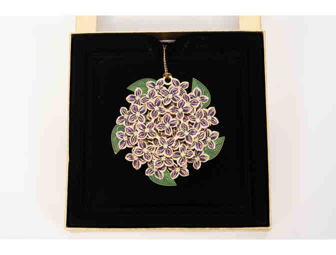 Lilac Christmas Ornament by ChemArt - Photo 1