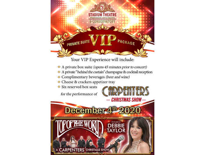 Carpenters Christmas Private Suite VIP Package for SIX - Photo 1