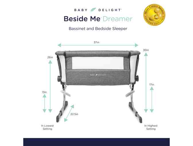 Baby Delight Beside Me Dreamer Bassinet &amp; Bedside Sleeper - Photo 2
