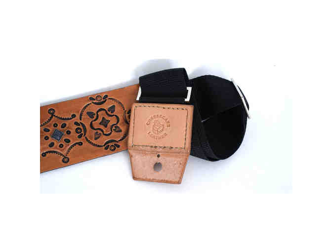 Personalized Hand-Made Leather Guitar Strap