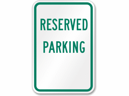 2018-2019 Reserved Parking Pass!!