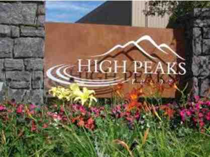 1 Night Stay at the High Peaks Resort